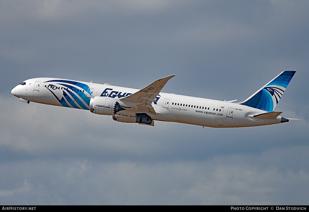 Aircraft Photo of SU-GES | Boeing 787-9 Dreamliner | EgyptAir | AirHistory.net #197083