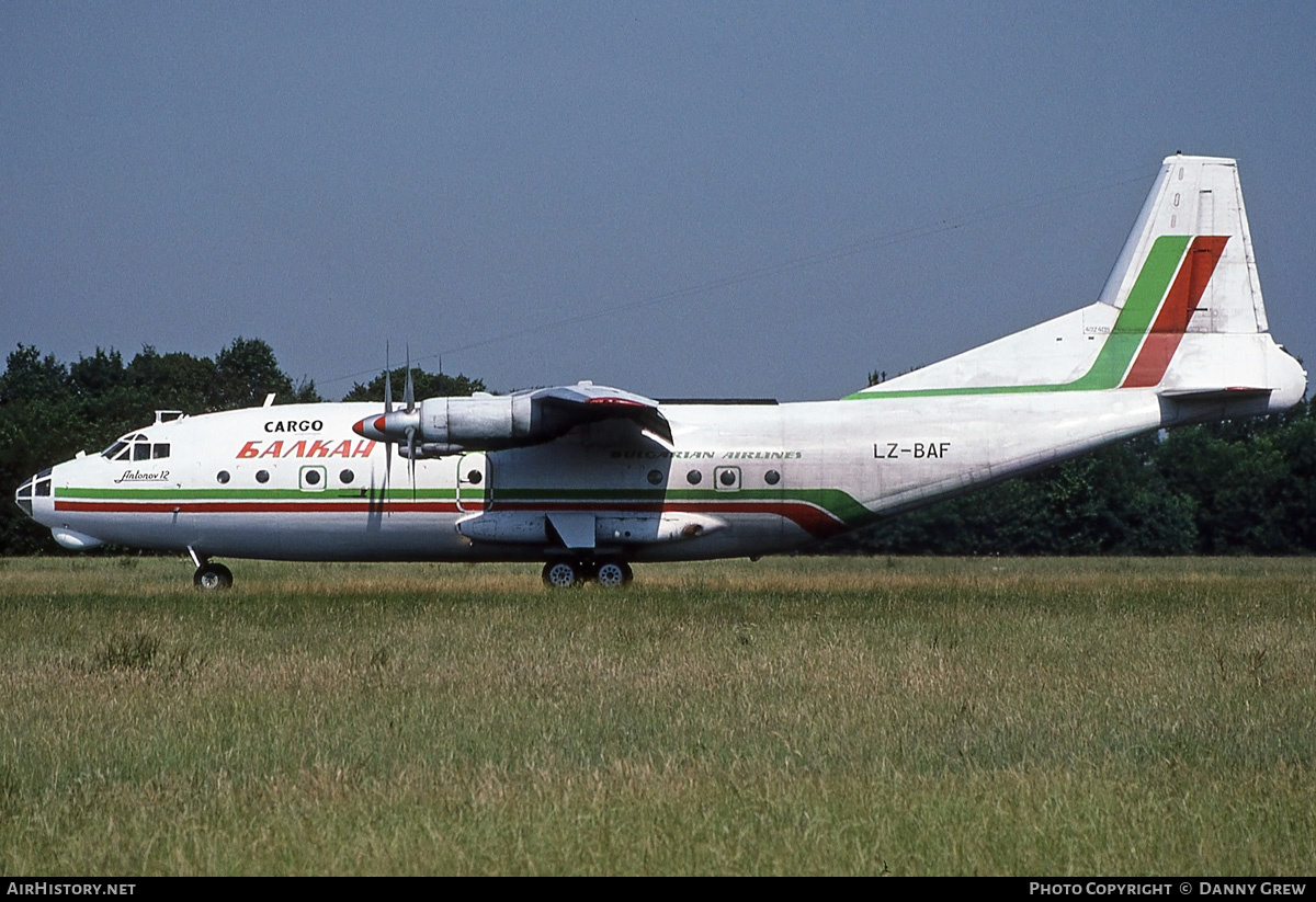 Aircraft Photo of LZ-BAF | Antonov An-12B | Balkan - Bulgarian Airlines Cargo | AirHistory.net #197087
