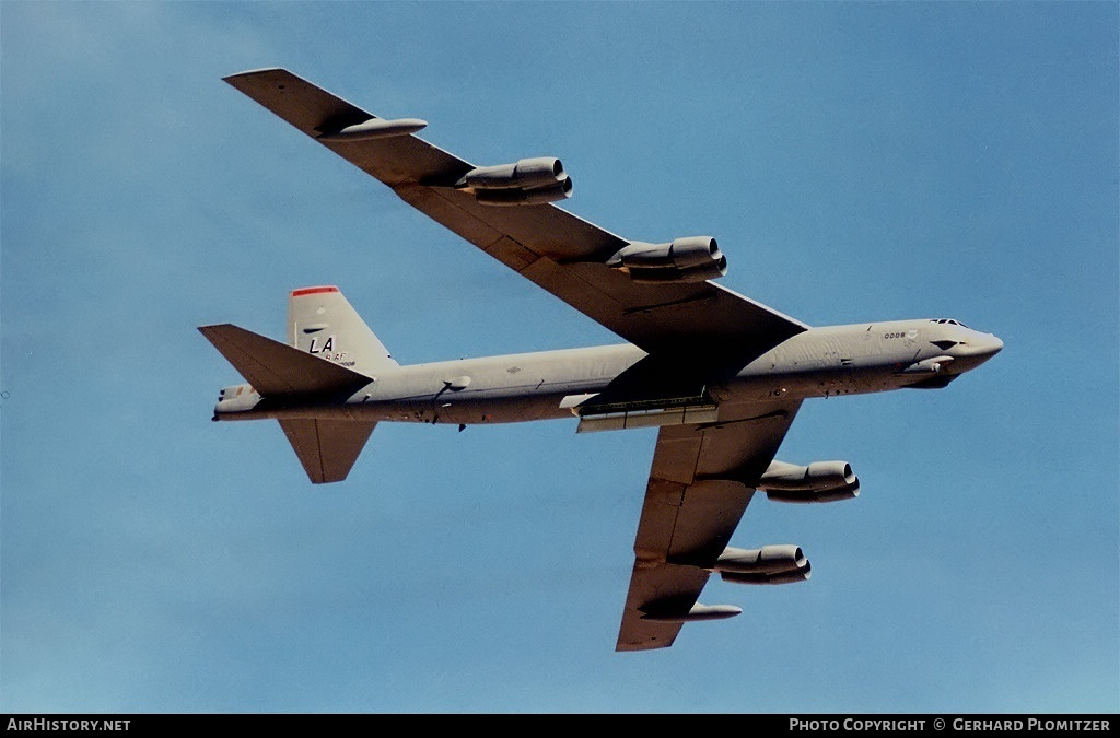Aircraft Photo of 60-0008 / AF60-008 | Boeing B-52H Stratofortress | USA - Air Force | AirHistory.net #197103