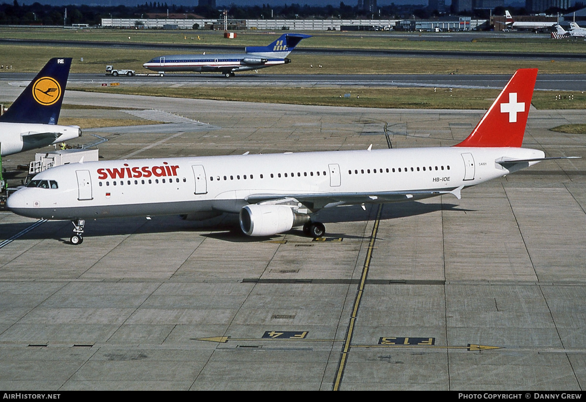 Aircraft Photo of HB-IOE | Airbus A321-111 | Swissair | AirHistory.net #197107