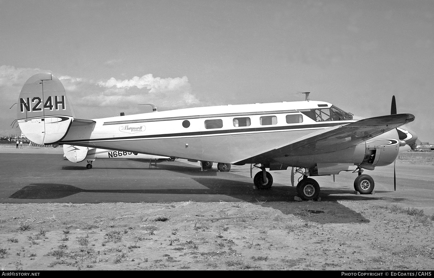 Aircraft Photo of N24H | Beech D18S/Tri-Gear | Marquardt | AirHistory.net #197123