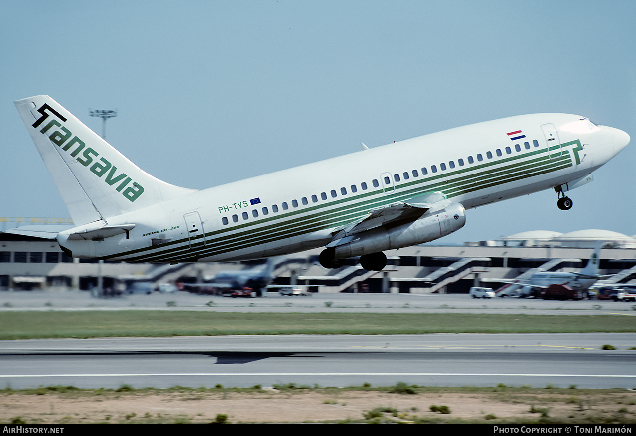 Aircraft Photo of PH-TVS | Boeing 737-2K2/Adv | Transavia Holland | AirHistory.net #197135