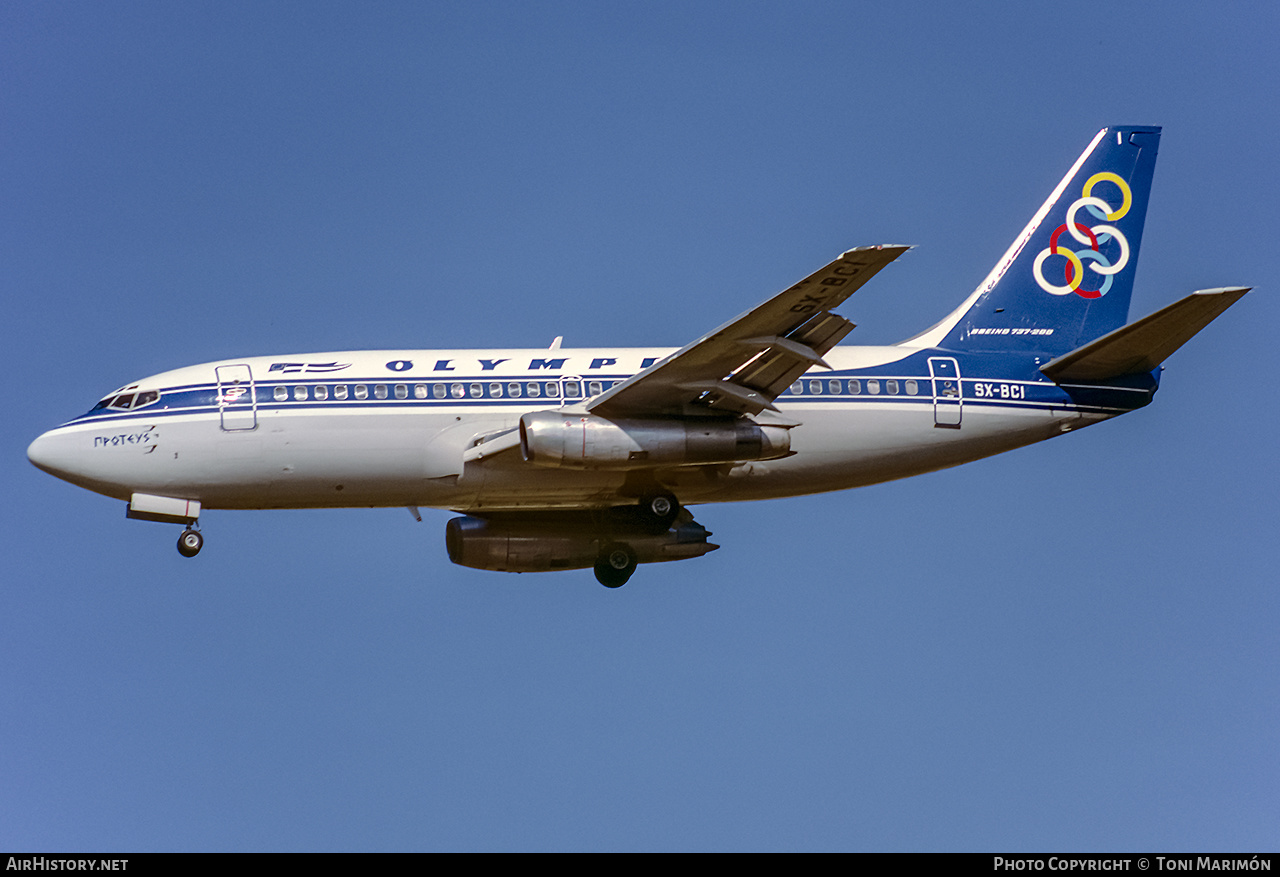 Aircraft Photo of SX-BCI | Boeing 737-284/Adv | Olympic | AirHistory.net #197139