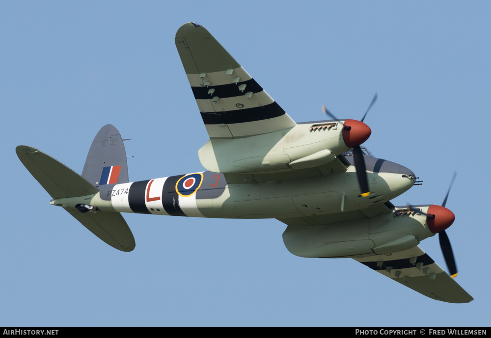 Aircraft Photo of N474PZ / PZ474 | De Havilland D.H. 98 Mosquito FB6 | UK - Air Force | AirHistory.net #197168