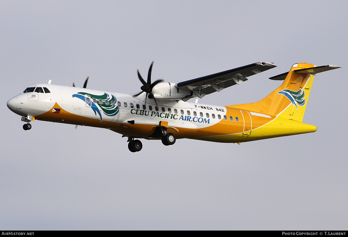 Aircraft Photo of F-WWEH | ATR ATR-72-500 (ATR-72-212A) | Cebu Pacific Air | AirHistory.net #197229