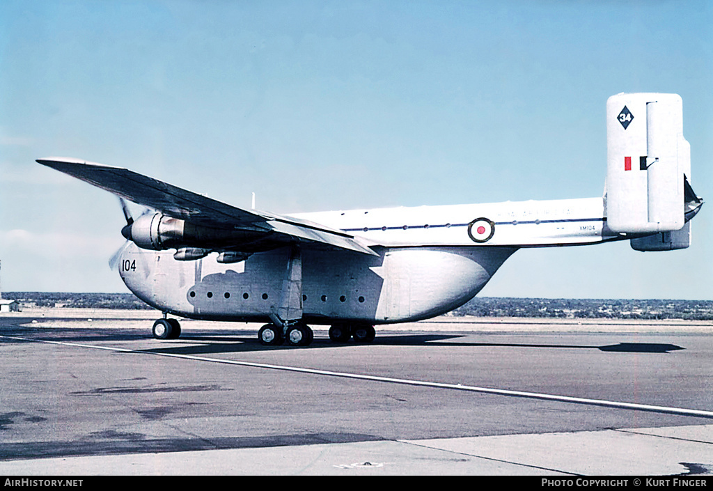 Aircraft Photo of XM104 | Blackburn B-101 Beverley C1 | UK - Air Force | AirHistory.net #197231