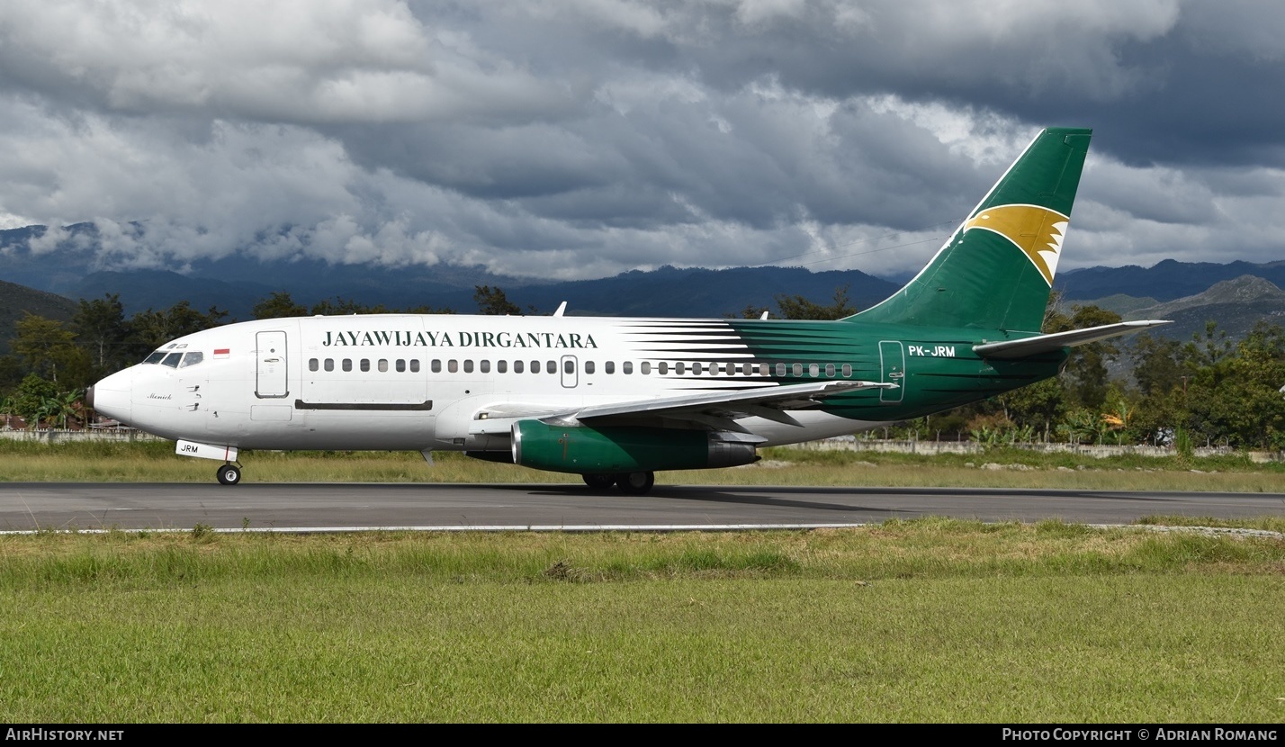 Aircraft Photo of PK-JRM | Boeing 737-2K2C/Adv(F) | Jayawijaya Dirgantara | AirHistory.net #197235