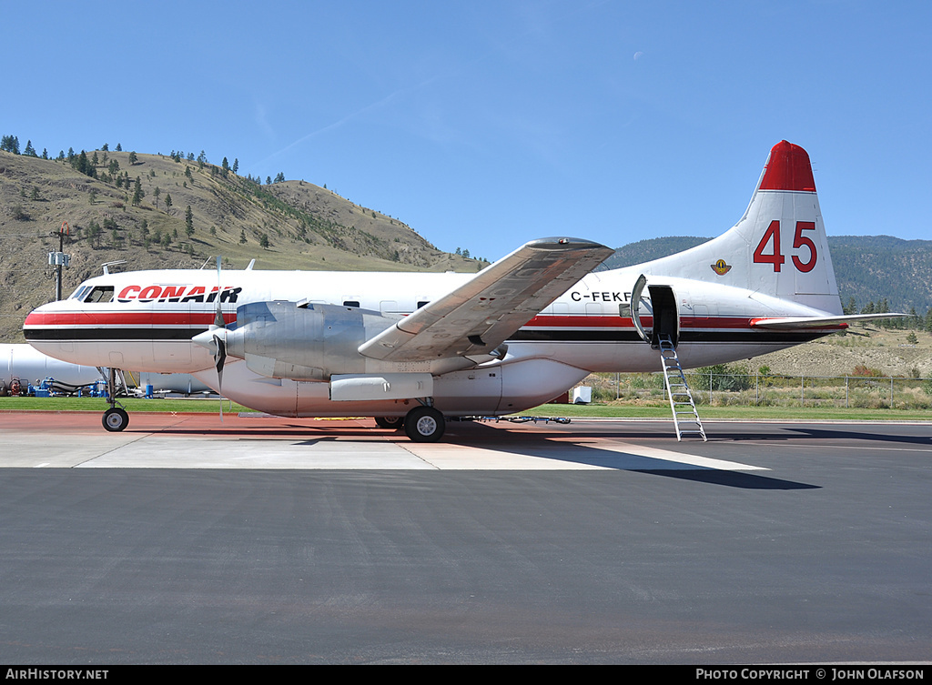 Aircraft Photo of C-FEKF | Convair 580/AT | Conair Aviation | AirHistory.net #197258