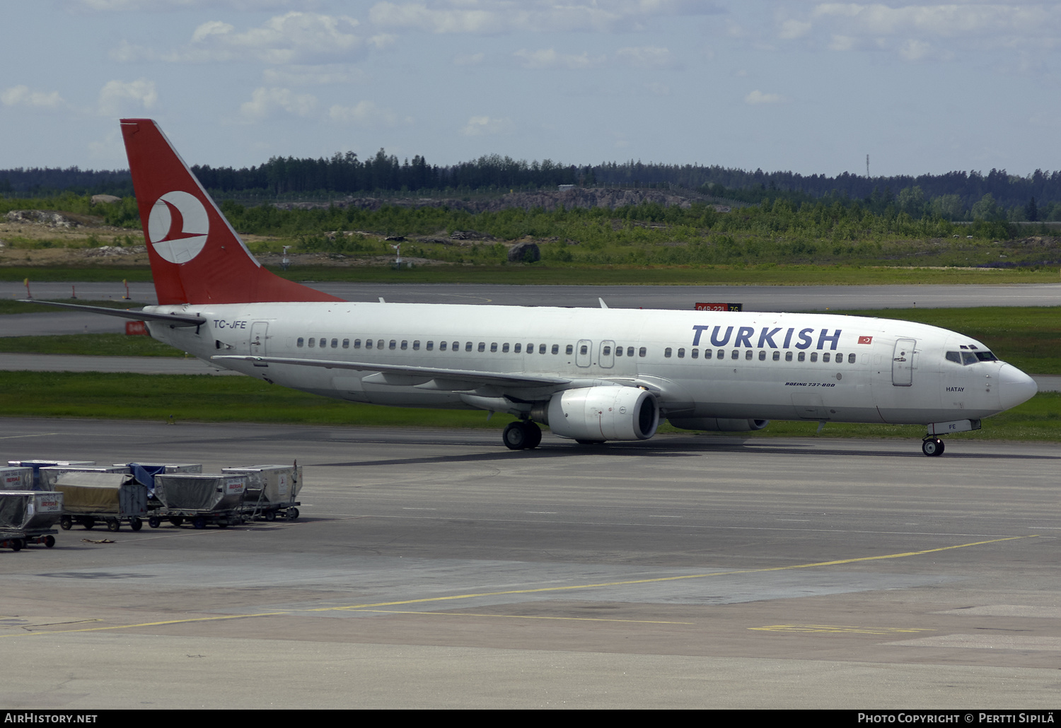 Aircraft Photo of TC-JFE | Boeing 737-8F2 | Turkish Airlines | AirHistory.net #197293
