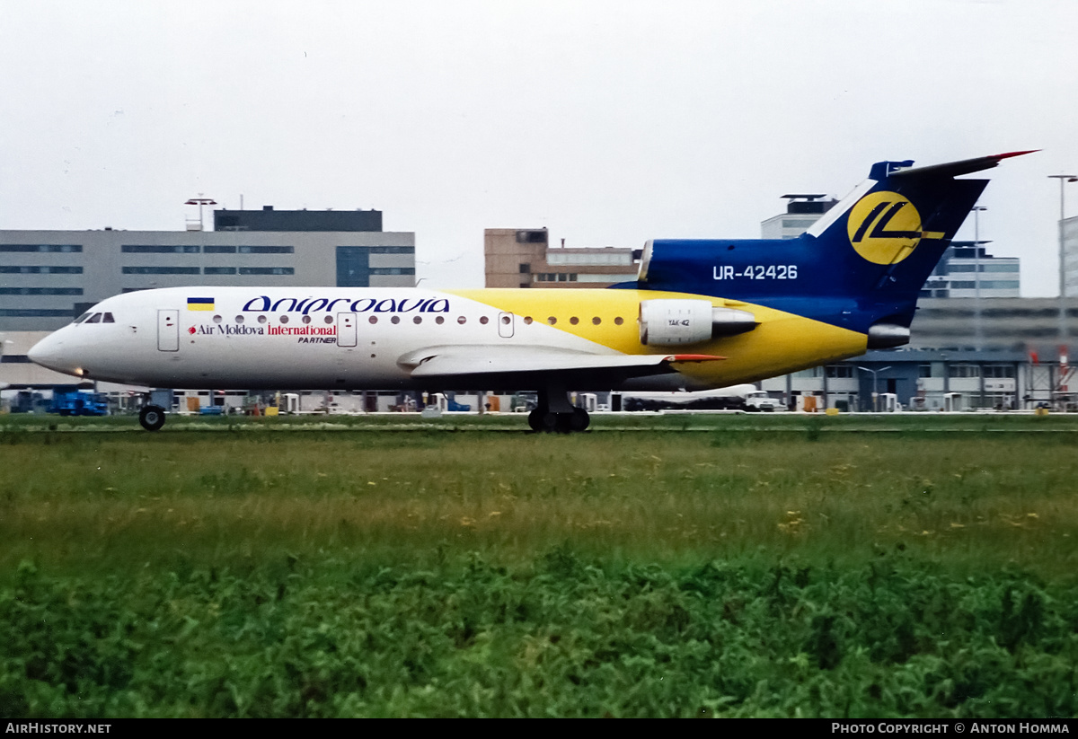 Aircraft Photo of UR-42426 | Yakovlev Yak-42D | Dnieproavia | AirHistory.net #197299