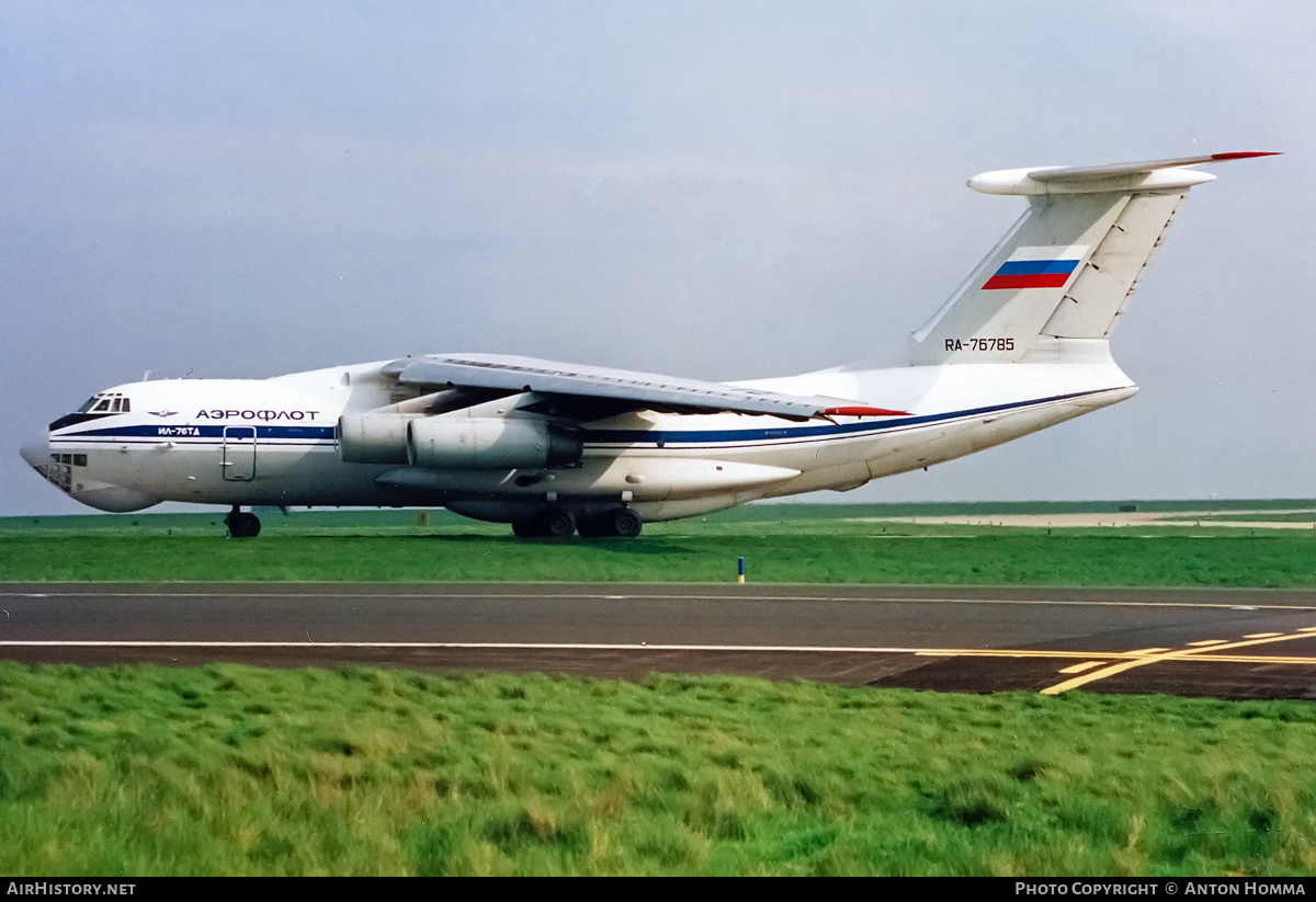 Aircraft Photo of RA-76785 | Ilyushin Il-76TD | Aeroflot | AirHistory.net #197310