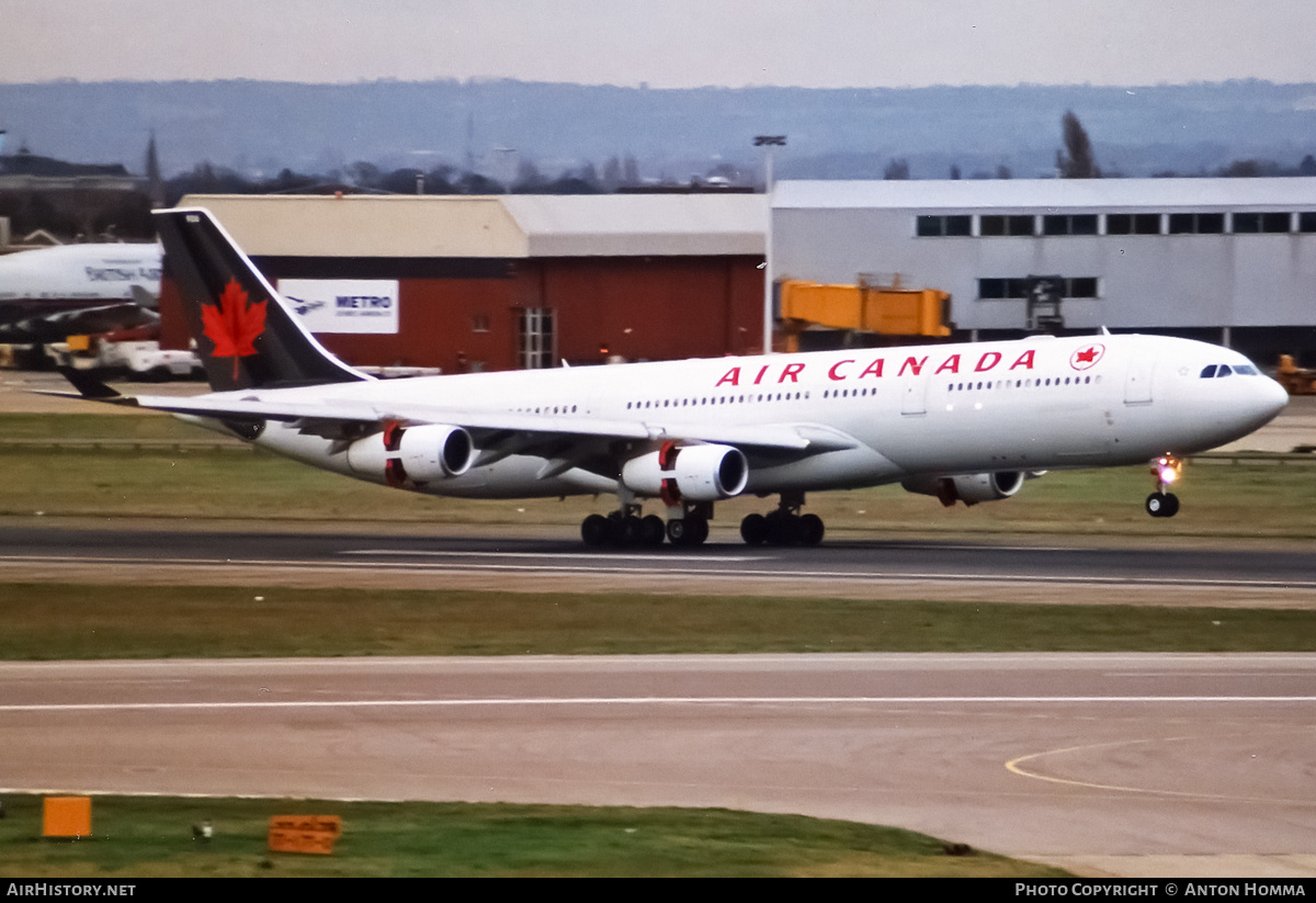 Aircraft Photo of C-FYLU | Airbus A340-313X | Air Canada | AirHistory.net #197323