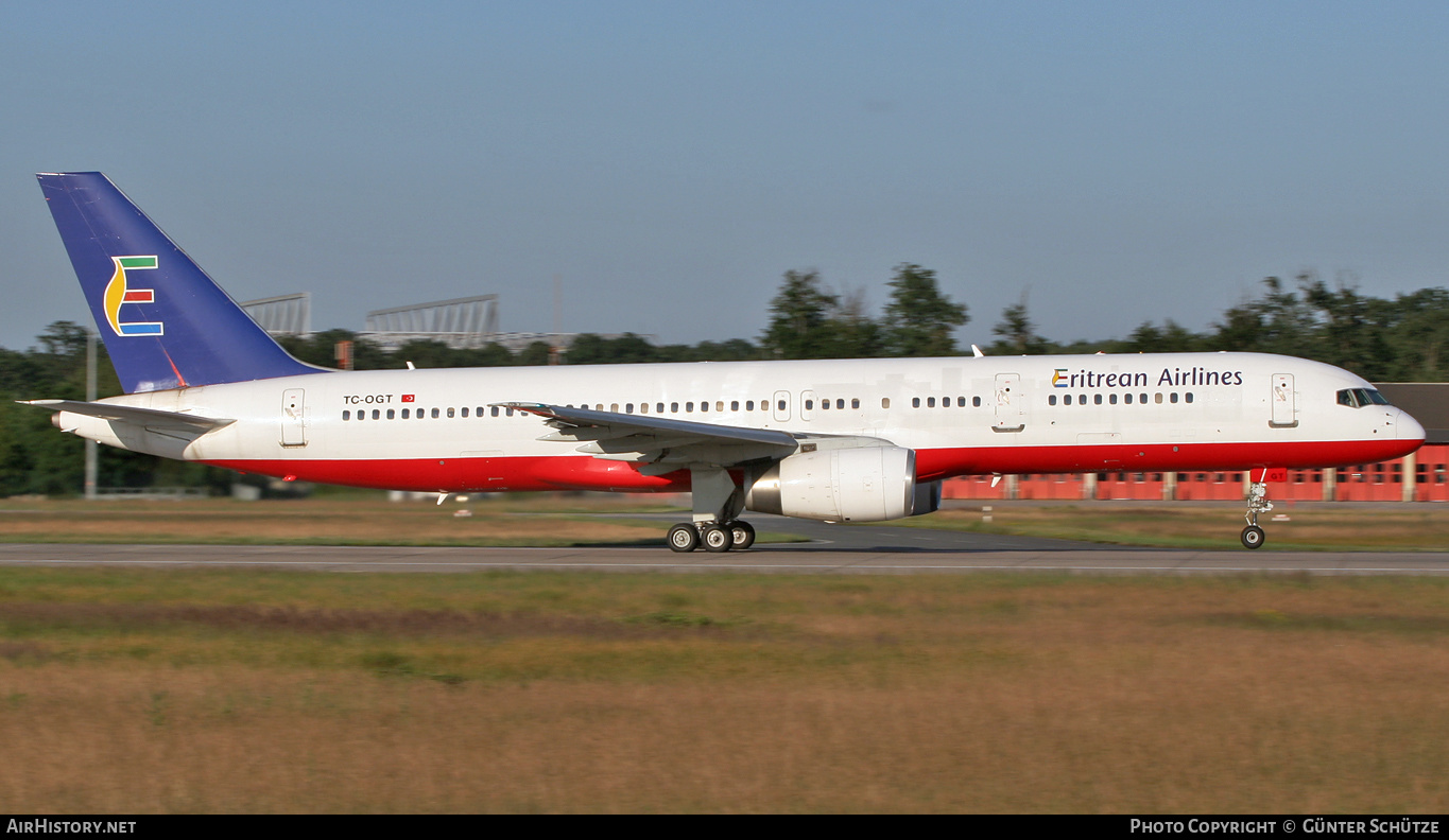 Aircraft Photo of TC-OGT | Boeing 757-256 | Eritrean Airlines | AirHistory.net #197340
