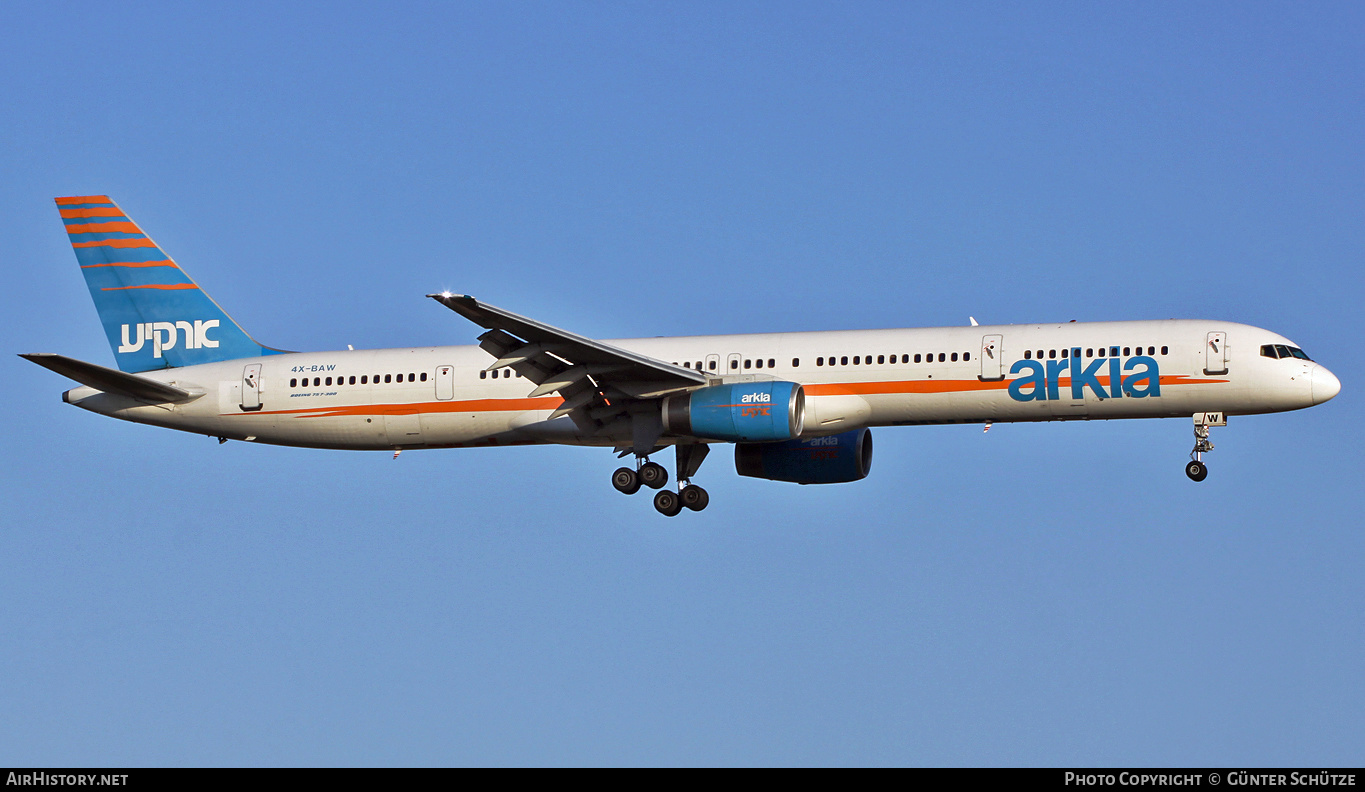 Aircraft Photo of 4X-BAW | Boeing 757-3E7 | Arkia Israeli Airlines | AirHistory.net #197347