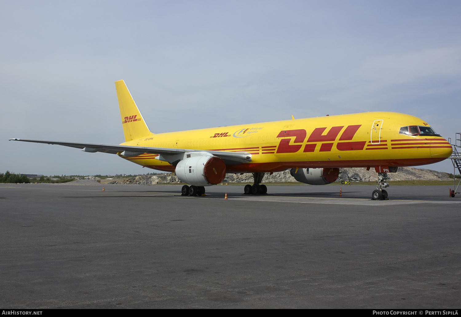 Aircraft Photo of OO-DPN | Boeing 757-236/SF | DHL International | AirHistory.net #197352