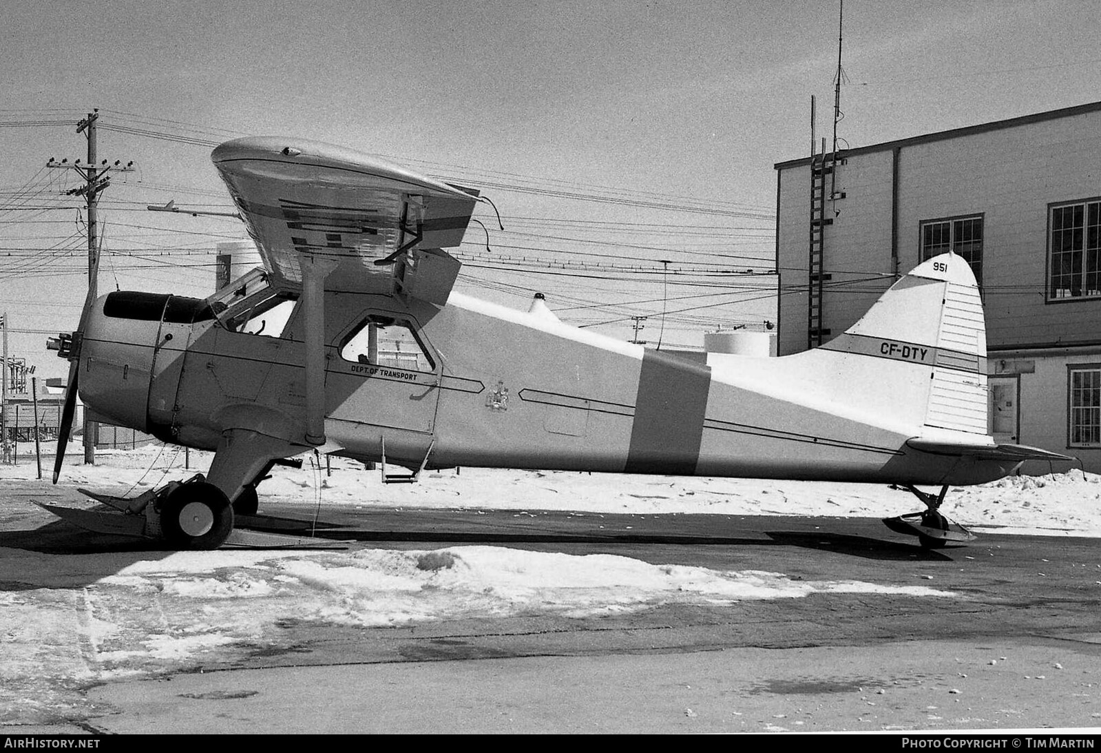 Aircraft Photo of CF-DTY | De Havilland Canada DHC-2 Beaver Mk.1 | Department of Transport | AirHistory.net #197363