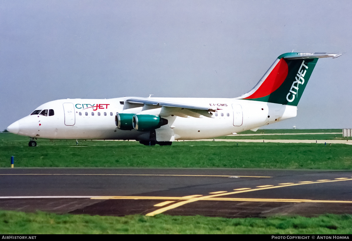 Aircraft Photo of EI-CMS | British Aerospace BAe-146-200A | CityJet | AirHistory.net #197369