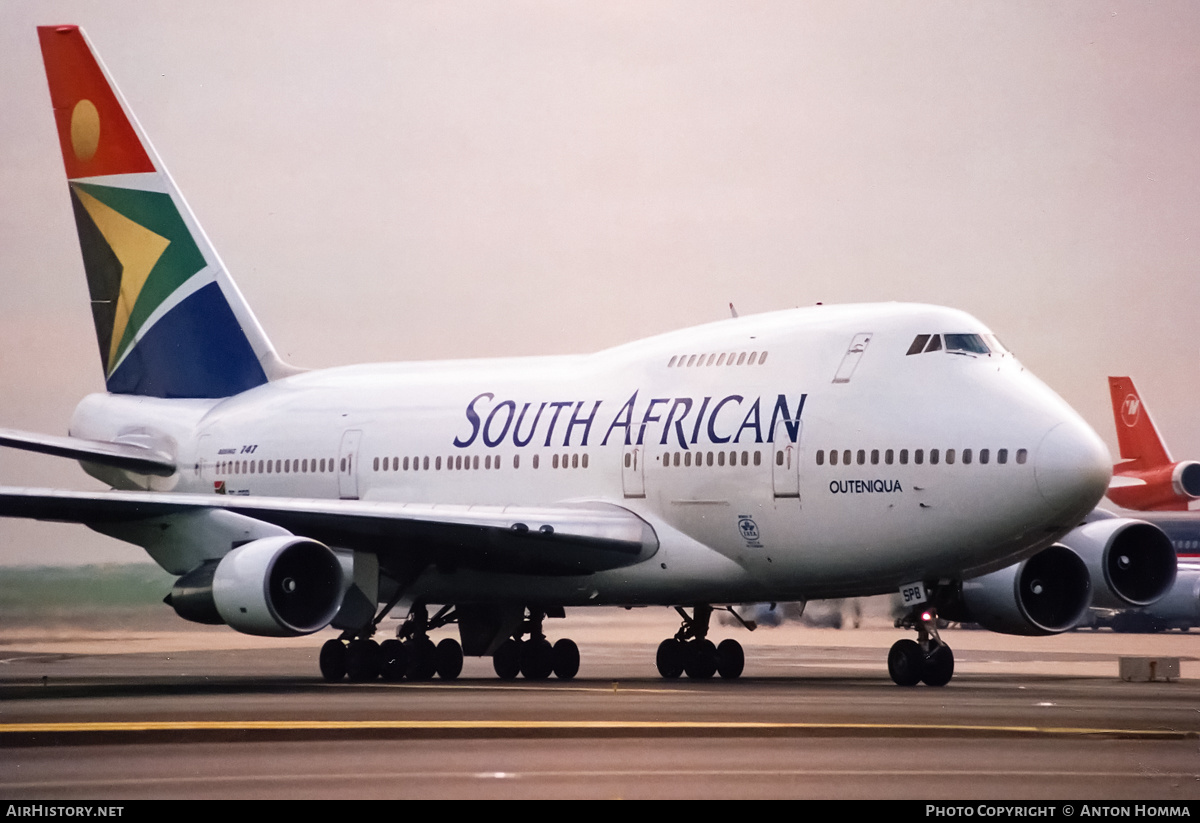 Aircraft Photo of ZS-SPB | Boeing 747SP-44 | South African Airways | AirHistory.net #197382