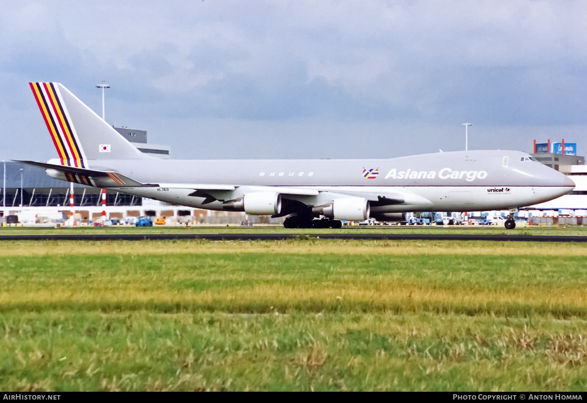Aircraft Photo of HL7419 | Boeing 747-48EF/SCD | Asiana Airlines Cargo | AirHistory.net #197384
