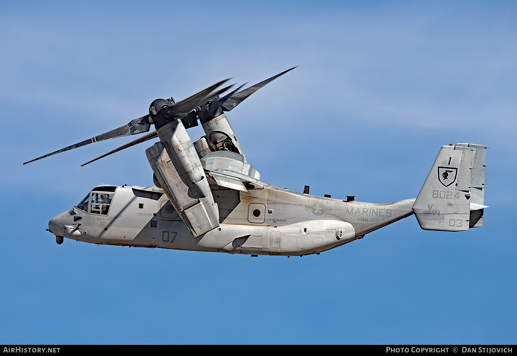 Aircraft Photo of 168024 / 8024 | Bell-Boeing MV-22B Osprey | USA - Marines | AirHistory.net #197386