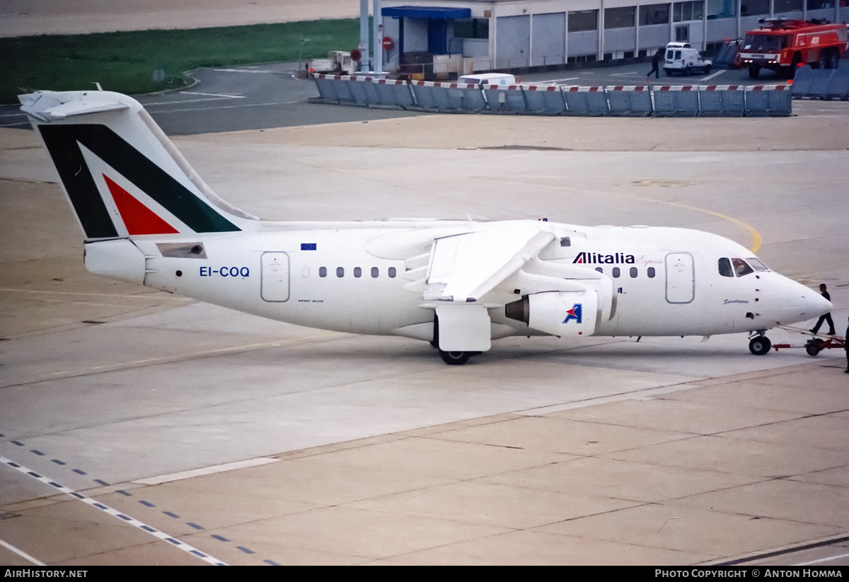 Aircraft Photo of EI-COQ | British Aerospace Avro 146-RJ70 | Alitalia Express | AirHistory.net #197403