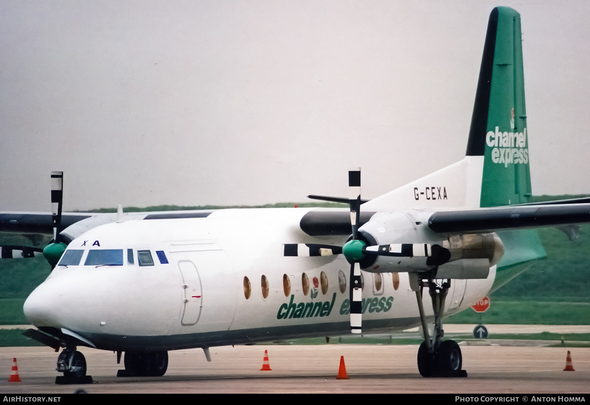 Aircraft Photo of G-CEXA | Fokker F27-500C/RF Friendship | Channel Express | AirHistory.net #197416