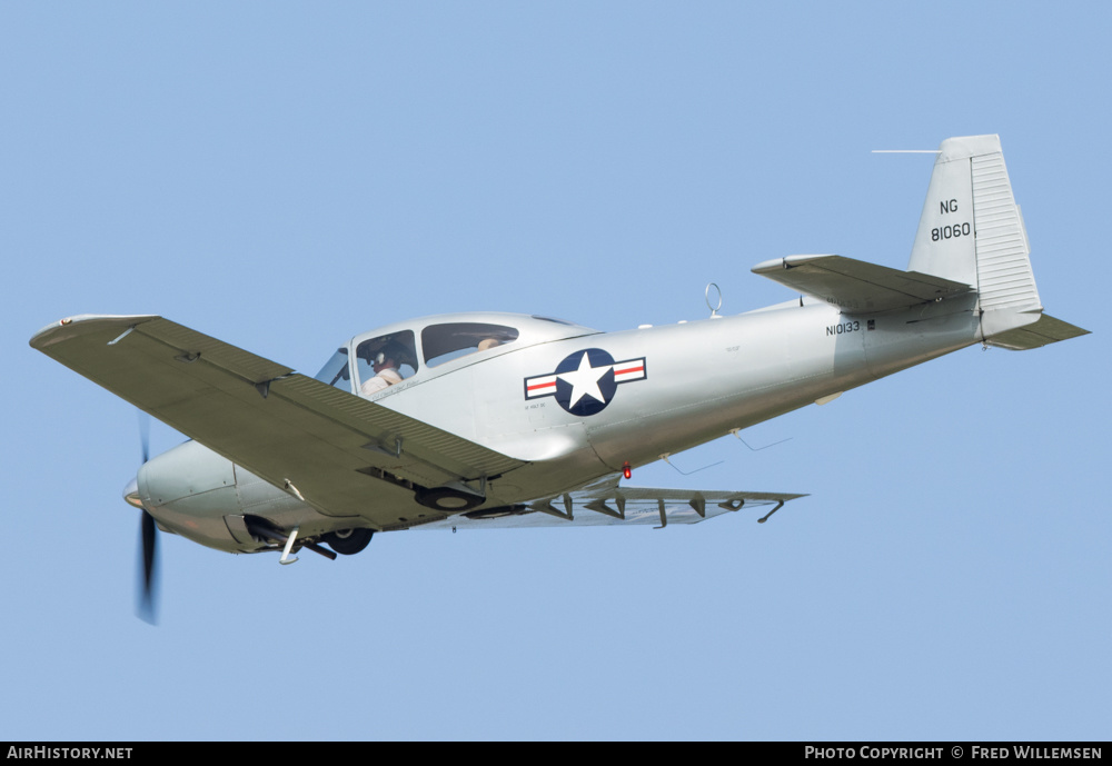 Aircraft Photo of N10133 / 81060 | Ryan L-17B Navion | USA - Air Force | AirHistory.net #197423
