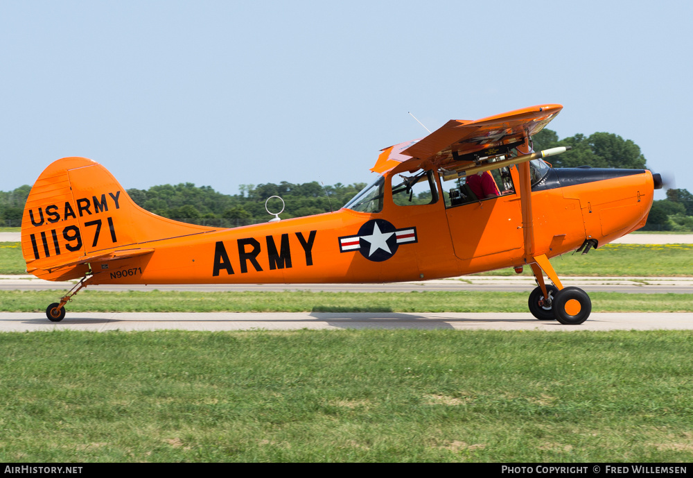 Aircraft Photo of N90671 / 111971 | Cessna O-1A Bird Dog (305A/L-19A) | USA - Army | AirHistory.net #197442
