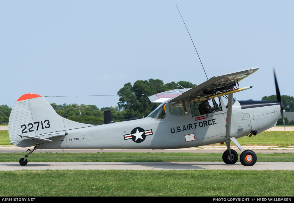 Aircraft Photo of N5170G / 22713 | Cessna L-19A-IT Bird Dog (305A) | USA - Air Force | AirHistory.net #197455