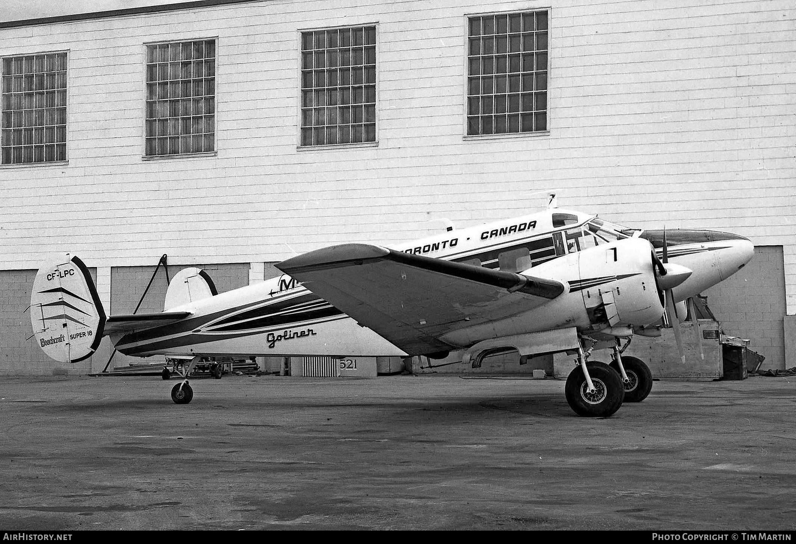 Aircraft Photo of CF-LPC | Beech E18S | Millardair | AirHistory.net #197492