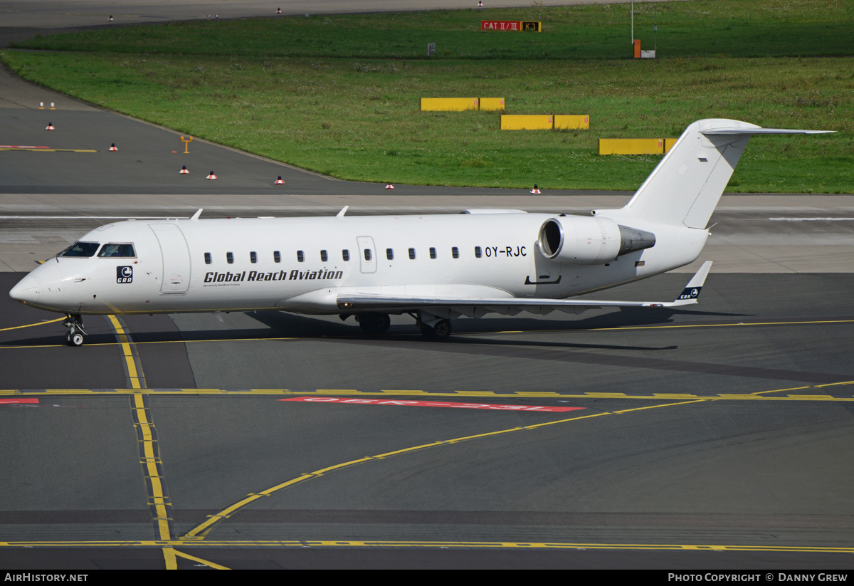 Aircraft Photo of OY-RJC | Canadair CRJ-100LR (CL-600-2B19) | Global Reach Aviation - GRA | AirHistory.net #197494