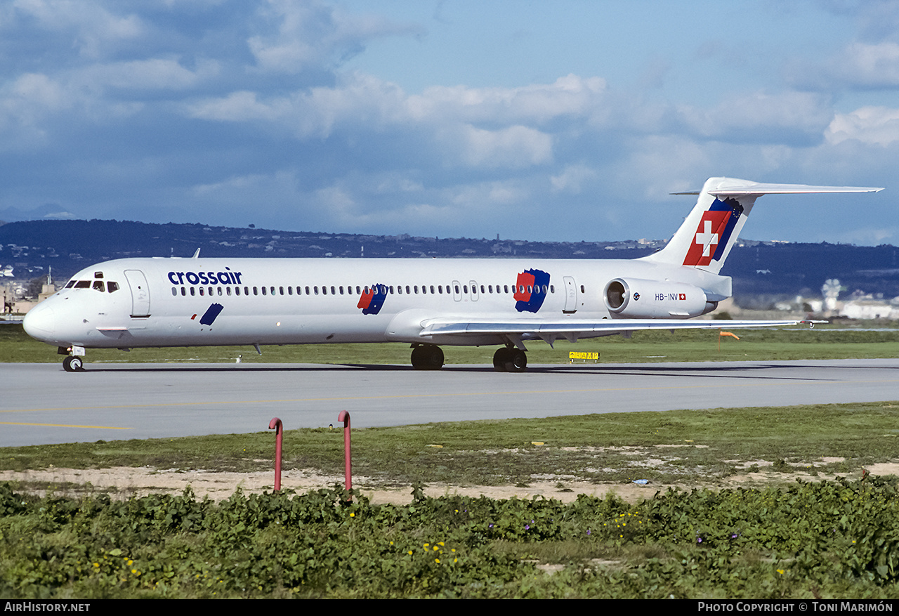 Aircraft Photo of HB-INV | McDonnell Douglas MD-83 (DC-9-83) | Crossair | AirHistory.net #197504