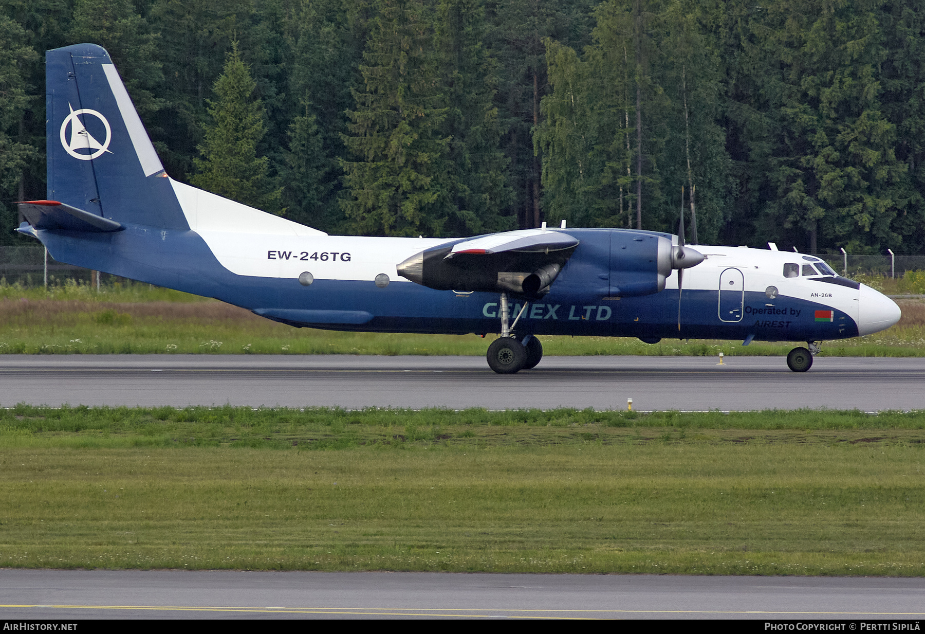 Aircraft Photo of EW-246TG | Antonov An-26B | Genex | AirHistory.net #197522