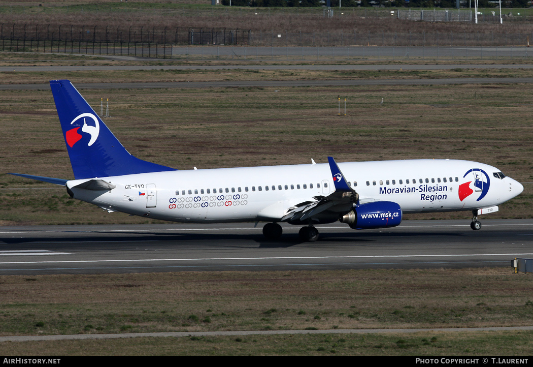 Aircraft Photo of OK-TVO | Boeing 737-8CX | Travel Service | AirHistory.net #197532