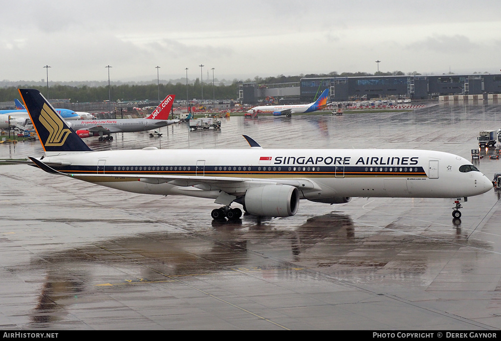 Aircraft Photo of 9V-SMM | Airbus A350-941 | Singapore Airlines | AirHistory.net #197551