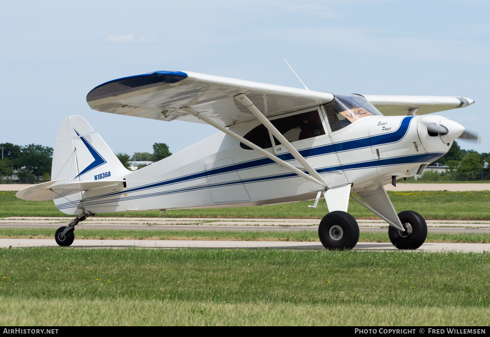 Aircraft Photo of N1836A | Piper PA-20 Pacer | AirHistory.net #197591