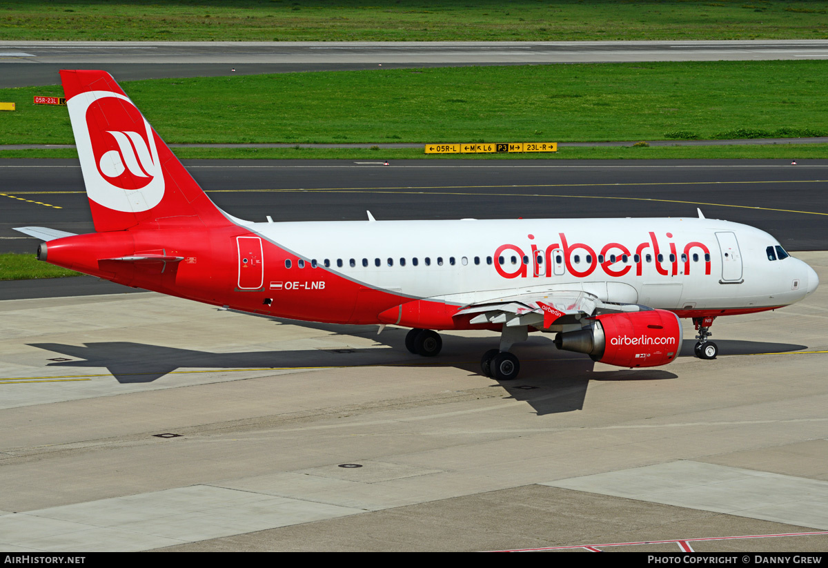 Aircraft Photo of OE-LNB | Airbus A319-112 | Air Berlin | AirHistory.net #197600