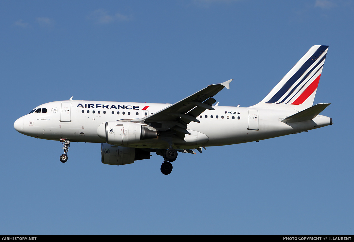 Aircraft Photo of F-GUGA | Airbus A318-111 | Air France | AirHistory.net #197604