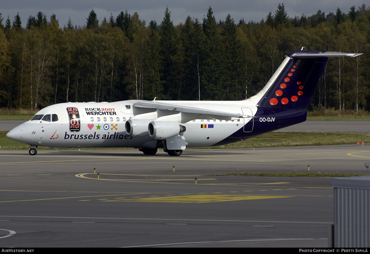 Aircraft Photo of OO-DJV | British Aerospace Avro 146-RJ85 | Brussels Airlines | AirHistory.net #197608