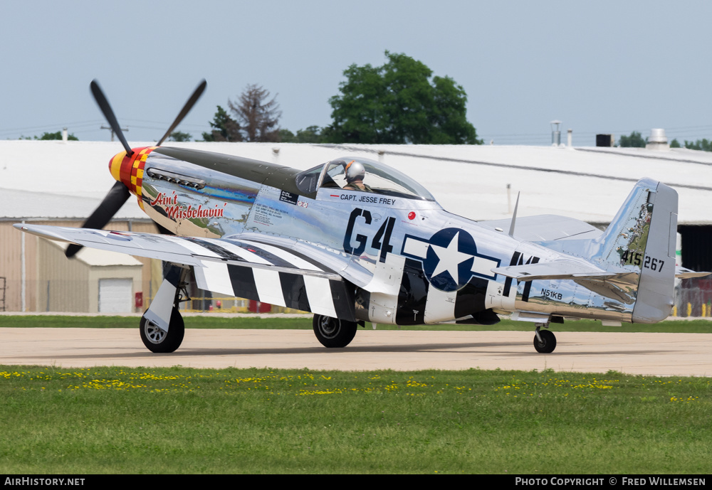 Aircraft Photo of N51KB / 415267 | North American P-51D Mustang | USA - Air Force | AirHistory.net #197612