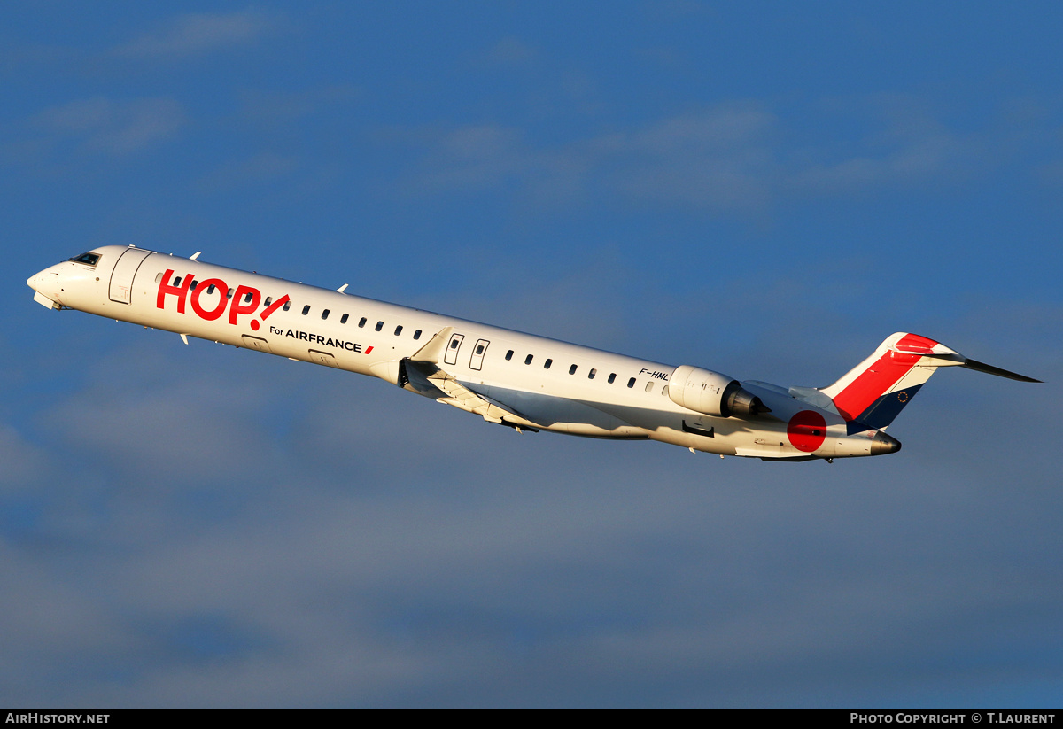 Aircraft Photo of F-HMLE | Bombardier CRJ-1000EL NG (CL-600-2E25) | Hop! | AirHistory.net #197629