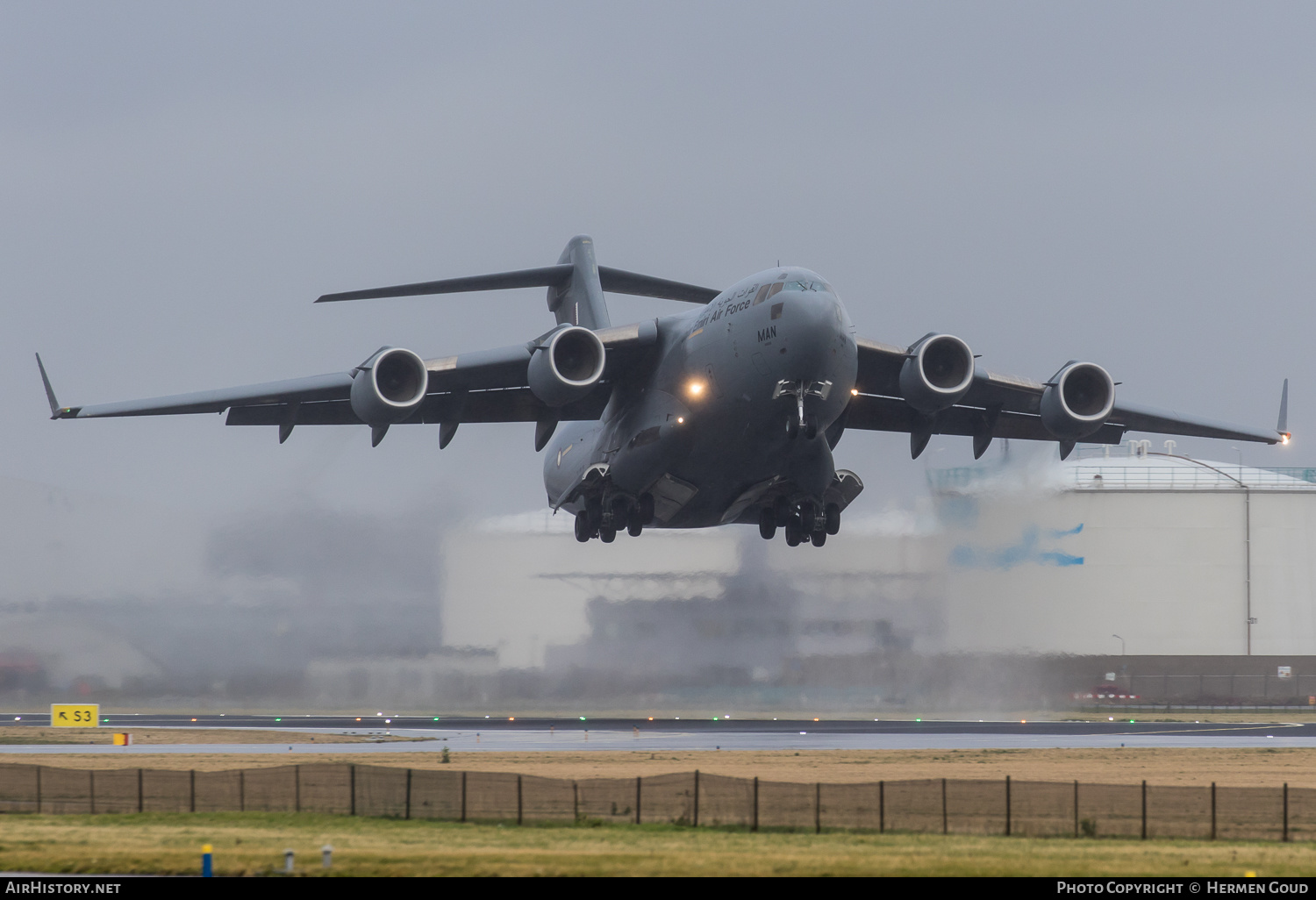 Aircraft Photo of A7-MAN / MAN | Boeing C-17A Globemaster III | Qatar - Air Force | AirHistory.net #197634