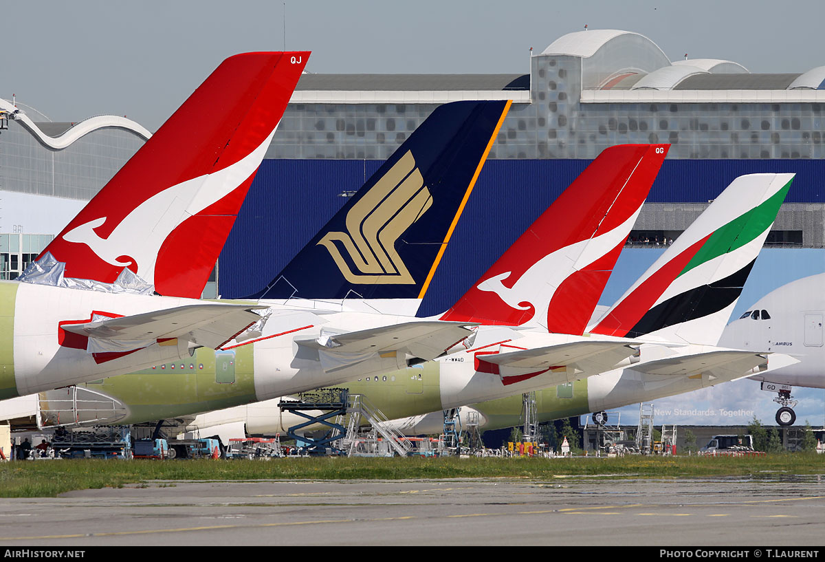 Aircraft Photo of F-WWAQ | Airbus A380-842 | Qantas | AirHistory.net #197655