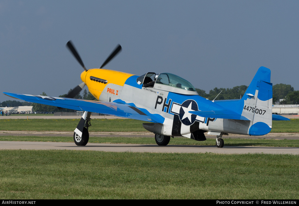 Aircraft Photo of N3451D / 4475007 | Cavalier F-51D Mustang | USA - Air Force | AirHistory.net #197678