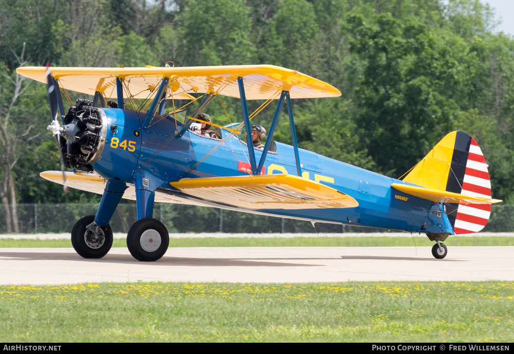 Aircraft Photo of N9686F | Boeing PT-17 Kaydet (A75N1) | USA - Air Force | AirHistory.net #197708