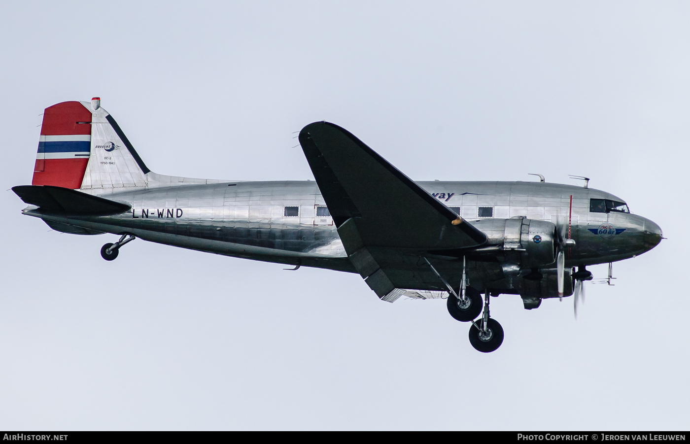 Aircraft Photo of LN-WND | Douglas C-53D Skytrooper | Dakota Norway | AirHistory.net #197725