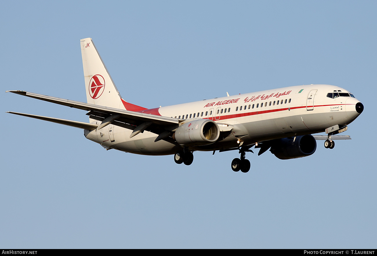 Aircraft Photo of 7T-VJK | Boeing 737-8D6 | Air Algérie | AirHistory.net #197742