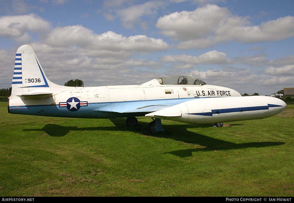 Aircraft Photo of 51-9036 / AF51-9036 | Lockheed T-33A | USA - Air Force | AirHistory.net #197752