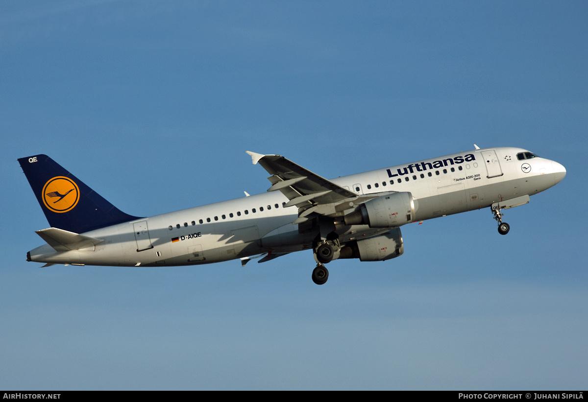 Aircraft Photo of D-AIQE | Airbus A320-211 | Lufthansa | AirHistory.net #197788