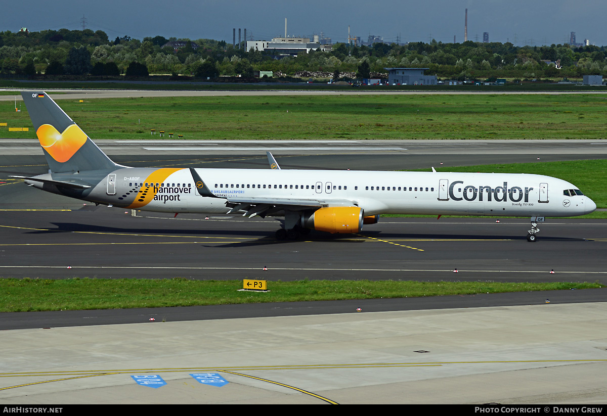 Aircraft Photo of D-ABOF | Boeing 757-330 | Condor Flugdienst | AirHistory.net #197798